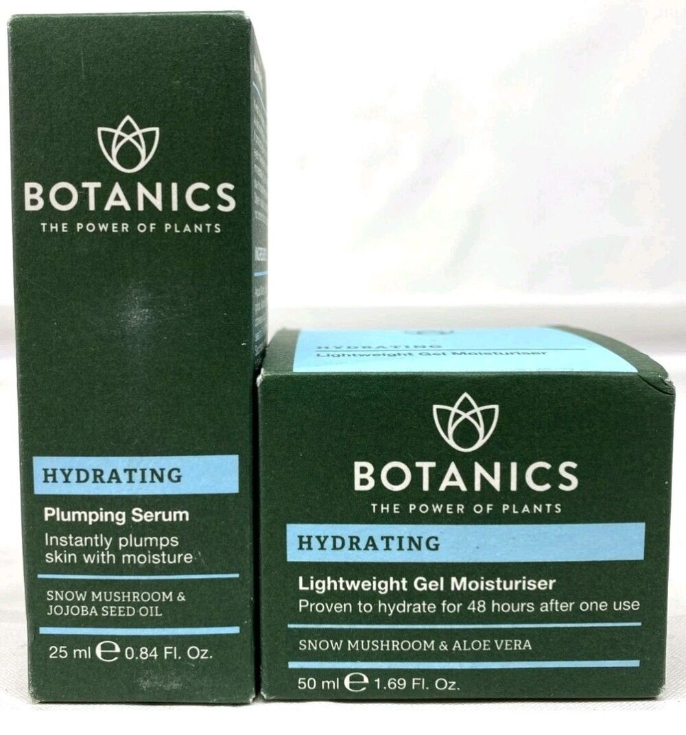 Botanics Hydrating Plumping Serum & Lightweight Gel Moisturizer Combo HB3